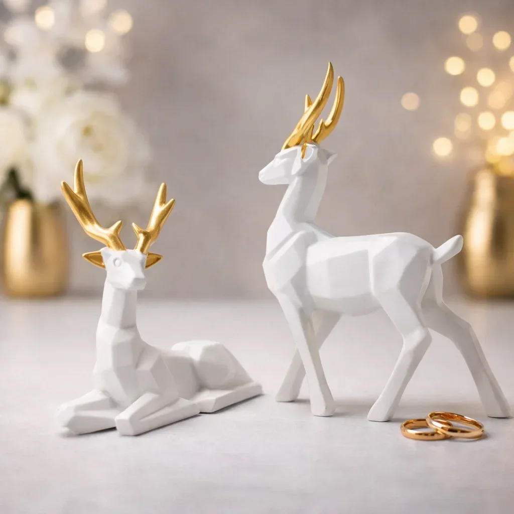 White & Gold Home Decor